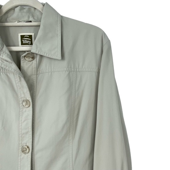 LADIES Tilley nylon button down jacket size 16 - Picture 3 of 10